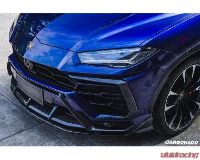 Lamborghini Urus 2018-2022 Carbonado DryCF TC Style Front Lip Up & Down - URUS-OD-TC-UPFL/DNFL - DRYCFURUS-OD-TC-UPFL DRYCFURUS-OD-TC-DNFL