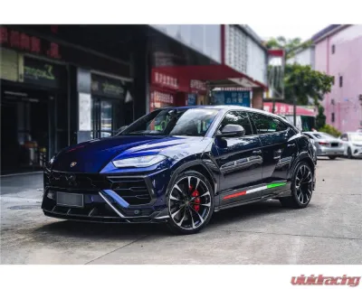 Lamborghini Urus 2018-2022 Carbonado DryCF TC Style Front Lip Up & Down - URUS-OD-TC-UPFL/DNFL - DRYCFURUS-OD-TC-UPFL DRYCFURUS-OD-TC-DNFL