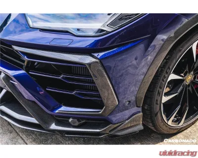 Lamborghini Urus 2018-2022 Carbonado DryCF TC Style Front Lip Up & Down - URUS-OD-TC-UPFL/DNFL - DRYCFURUS-OD-TC-UPFL DRYCFURUS-OD-TC-DNFL