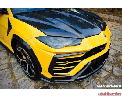 Lamborghini Urus 2018-2022 Carbonado Dry Carbon Fiber UP-Front Lip TC Style - DRYCFURUS-OD-TC-UPFL
