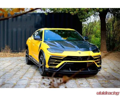 Lamborghini Urus 2018-2022 Carbonado Dry Carbon Fiber UP-Front Lip TC Style - DRYCFURUS-OD-TC-UPFL