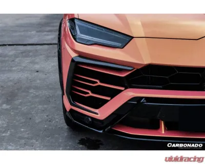 Lamborghini Urus 2018-2022 Carbonado Dry Carbon Fiber UP-Front Lip TC Style - DRYCFURUS-OD-TC-UPFL