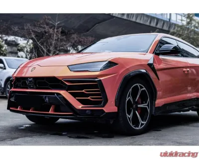 Lamborghini Urus 2018-2022 Carbonado Dry Carbon Fiber UP-Front Lip TC Style - DRYCFURUS-OD-TC-UPFL