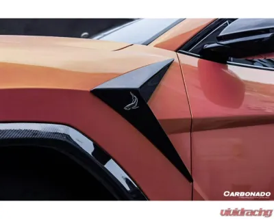 Lamborghini Urus 2018-2022 Carbonado Dry Carbon Fiber TC Style Fender Vents - DRYCFURUSTC-FV