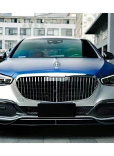 Carbonado DryFGCF MSY Style Front Lip Mercedes-Benz S-Class Maybach 2021+                                     - FGDRYCFW223-Maybach-OD-MSY-FL - Image 2