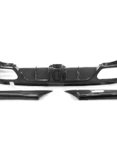 Carbonado DryCF MSY Style Rear Lip W/ LED Light & Exhaust Tips Mercedes-Benz S-Class Maybach 2021+                                     - DRYCFW223-Maybach-OD-MSY-RL - Image 3