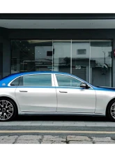 Carbonado DryCF MSY Style Side Skirts Mercedes-Benz S-Class Maybach 2021+                                     - DRYCFW223-Maybach-OD-MSY-SS - Image 2