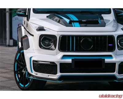Mercedes-Benz G-Class 2018-2024 Carbonado DryCF BR-G900 Style Front Lip W464-OD-BG900-FL - DRYCFW464-OD-BG900-FL