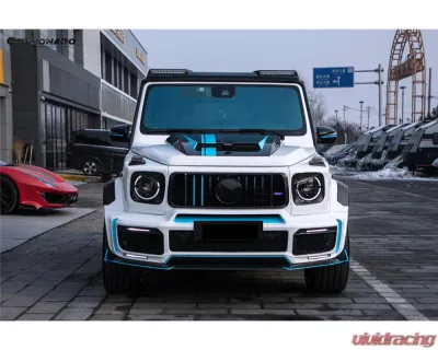 Mercedes-Benz G-Class 2018-2024 Carbonado DryCF BR-G900 Style Front Lip W464-OD-BG900-FL - DRYCFW464-OD-BG900-FL