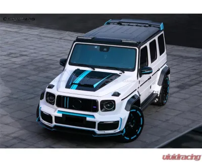 Mercedes-Benz G-Class 2018-2024 Carbonado DryCF BR-G900 Style Front Lip W464-OD-BG900-FL - DRYCFW464-OD-BG900-FL