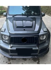 Mercedes-Benz G-Class 2018-2024 Carbonado DryCF BR-G900 Style Front Lip W464-OD-BG900-FL                                     - DRYCFW464-OD-BG900-FL - Image 7