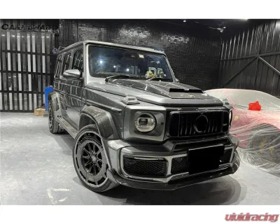 Mercedes-Benz G-Class 2018-2024 Carbonado DryCF BR-G900 Style Front Lip W464-OD-BG900-FL - DRYCFW464-OD-BG900-FL