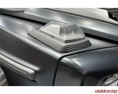 Carbonado DryFGCF BR-G900 Style Turn Lights Cover Mercedes-Benz G-Class 2018-2024 - DRYFGCFW464-OD-BG900-TLC