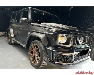 Carbonado DryFGCF BR-G900 Style Turn Lights Cover Mercedes-Benz G-Class 2018-2024 - DRYFGCFW464-OD-BG900-TLC