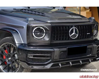 Mercedes-Benz G-Class 2018-2024 Carbonado Dry Carbon Fiber Front Lip W464-OD-TC-FL - DRYCFW464-OD-TC-FL