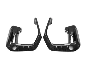 Carbonado DryCF AD Style Front Bumper Air Inlet Vent Trims BMW X6M F96 2020-2023