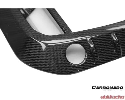 Carbonado DryCF AD Style Front Bumper Air Inlet Vent Trims BMW X6M F96 2020-2023 - DRYCFX6M-MAN-AD-FBVT