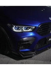 Carbonado DryCF AD Style Front Bumper Air Inlet Vent Trims BMW X6M F96 2020-2023                                     - DRYCFX6M-MAN-AD-FBVT - Image 8