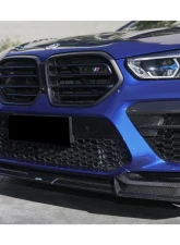 Carbonado DryCF AD Style Front Bumper Air Inlet Vent Trims BMW X6M F96 2020-2023                                     - DRYCFX6M-MAN-AD-FBVT - Image 10