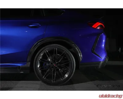 Carbonado Dry Carbon Fiber Fender Flare for BMW X6M F96 2020-2025, Part No: X6M-MAN-AD-FF - DRYCFX6M-MAN-AD-FF