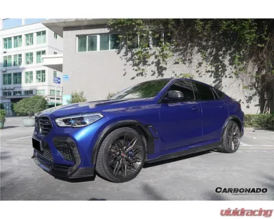 Carbonado Dry Carbon Fiber Fender Flare for BMW X6M F96 2020-2025, Part No: X6M-MAN-AD-FF - DRYCFX6M-MAN-AD-FF
