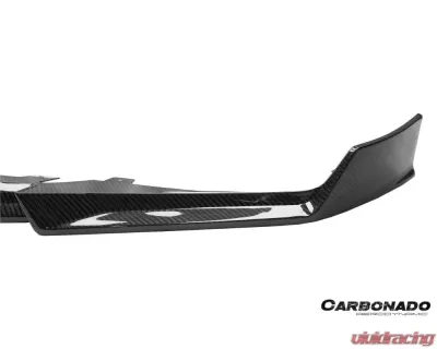 Carbonado Dry Carbon Fiber Front Lip for BMW X6M F96 2020-2023 - AD Style - DRYCFX6M-MAN-AD-FL