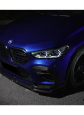 Carbonado Dry Carbon Fiber Front Lip for BMW X6M F96 2020-2023 - AD Style                                     - DRYCFX6M-MAN-AD-FL - Image 9