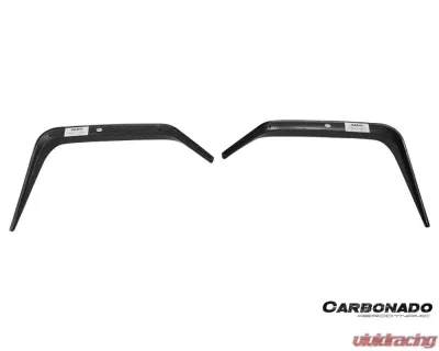 Carbonado DryCF AD Style Rear Bumper Vent Trims BMW X6M F96 | G06 X6 2020-2025 - DRYCFX6M-MAN-AD-RBVT