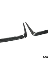 Carbonado DryCF AD Style Rear Bumper Vent Trims BMW X6M F96 | G06 X6 2020-2025                                     - DRYCFX6M-MAN-AD-RBVT - Image 3