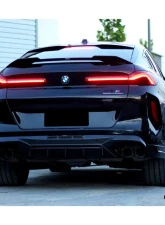 Carbonado DryCF AD Style Rear Diffuser Lip BMW X6M F96 2020-2025                                     - DRYCFX6M-MAN-AD-RD - Image 13