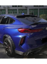 Carbonado DryCF AD Style Rear Diffuser Lip BMW X6M F96 2020-2025                                     - DRYCFX6M-MAN-AD-RD - Image 18