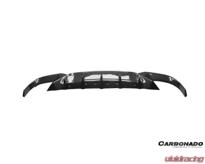 Carbonado DryCF AD Style Rear Diffuser Lip BMW X6M F96 2020-2025 - DRYCFX6M-MAN-AD-RD
