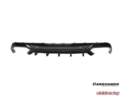 Carbonado DryCF AD Style Rear Diffuser Lip BMW X6M F96 2020-2025 - DRYCFX6M-MAN-AD-RD