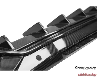 Carbonado DryCF AD Style Rear Diffuser Lip BMW X6M F96 2020-2025 - DRYCFX6M-MAN-AD-RD