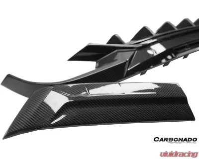 Carbonado DryCF AD Style Rear Diffuser Lip BMW X6M F96 2020-2025 - DRYCFX6M-MAN-AD-RD