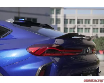 Carbonado DryCF AD Style Roof Spoiler BMW X6M F96 | G06 X6 2020-2025 - DRYCFX6M-MAN-AD-RS