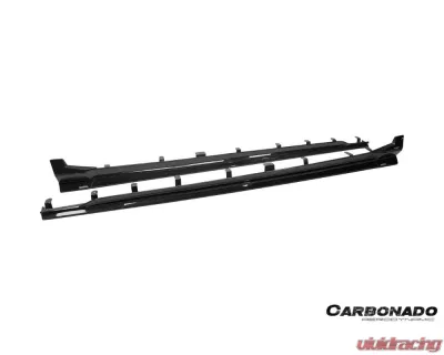 Carbonado DryCF AD Style Side Skirts BMW X6M F96 2020-2025 - DRYCFX6M-MAN-AD-SS