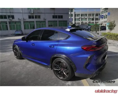 Carbonado DryCF AD Style Side Skirts BMW X6M F96 2020-2025 - DRYCFX6M-MAN-AD-SS