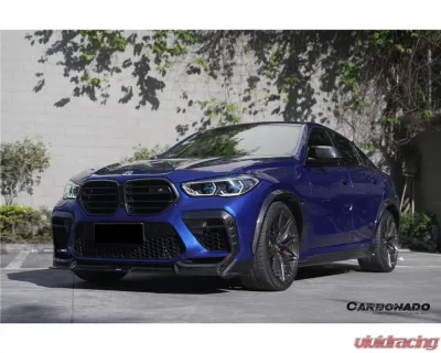 Carbonado DryCF AD Style Side Skirts BMW X6M F96 2020-2025 - DRYCFX6M-MAN-AD-SS