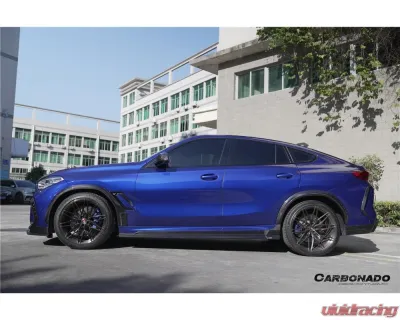 Carbonado DryCF AD Style Side Skirts BMW X6M F96 2020-2025 - DRYCFX6M-MAN-AD-SS
