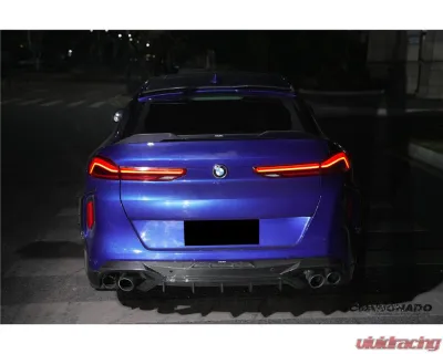 Carbonado Dry Carbon Fiber Trunk Spoiler for BMW X6M F96 | G06 X6 2020-2025 - DRYCFX6M-MAN-AD-TS