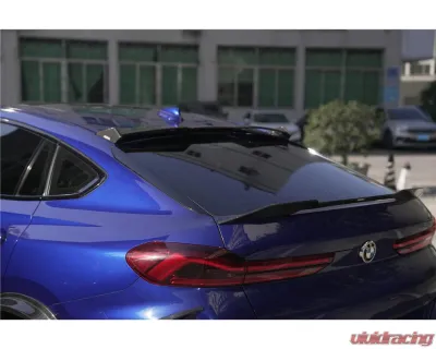 Carbonado Dry Carbon Fiber Trunk Spoiler for BMW X6M F96 | G06 X6 2020-2025 - DRYCFX6M-MAN-AD-TS