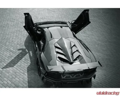Carbonado DryDCF DM Style Engine Trunk Lamborghini Aventador 2011-2016 - DRYDCF5900DMC.EH