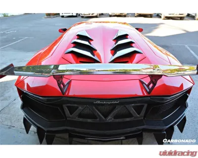Carbonado DryDCF DM Style Engine Trunk Lamborghini Aventador 2011-2016 - DRYDCF5900DMC.EH