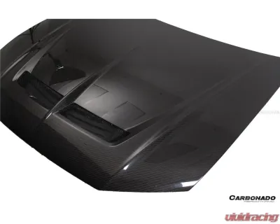 Carbonado DryDCF AD Style Hood Audi Q8 | SQ8 | RSQ8 2019-2023 - DRYDCFRSQ8-MAN-AD-H