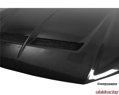 Carbonado DryDCF AD Style Hood Audi Q8 | SQ8 | RSQ8 2019-2023 - DRYDCFRSQ8-MAN-AD-H