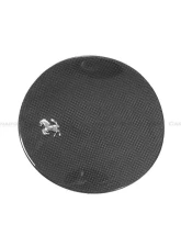 Carbonado DryFGCF OE Style Fuel Door w/ Logo Ferrari 812 2017-2023                                     - DRYFGCF9506OE-FUDR - Image 2