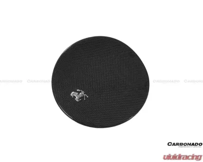 Carbonado DryFGCF OE Style Fuel Door w/ Logo Ferrari 812 2017-2023 - DRYFGCF9506OE-FUDR