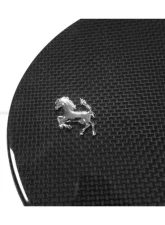 Carbonado DryFGCF OE Style Fuel Door w/ Logo Ferrari 812 2017-2023                                     - DRYFGCF9506OE-FUDR - Image 4