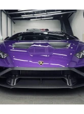 Lamborghini Huracan STO 2021-2024 Dry Carbon Fiber Down Front Lip, Part No HURACANSTO-DFL                                     - DRYFGCFHURACANSTO-DFL - Image 12